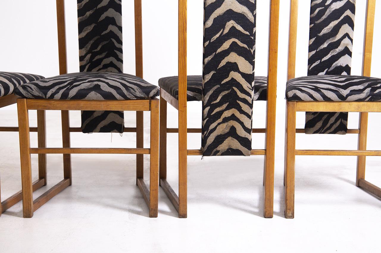 Set of Four Chair Attributed to Pierre Balmain, 1950s In Good Condition In Milano, IT