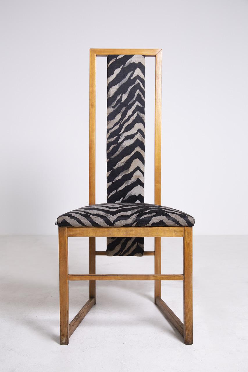 Mid-20th Century Set of Four Chair Attributed to Pierre Balmain, 1950s