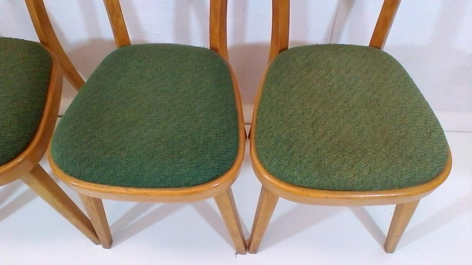 Ensemble de quatre chaises, années 1960 en vente 1