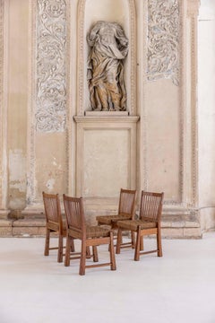 Set of four chairs attributed to Maurizio Tempestini, Italy, 1940's