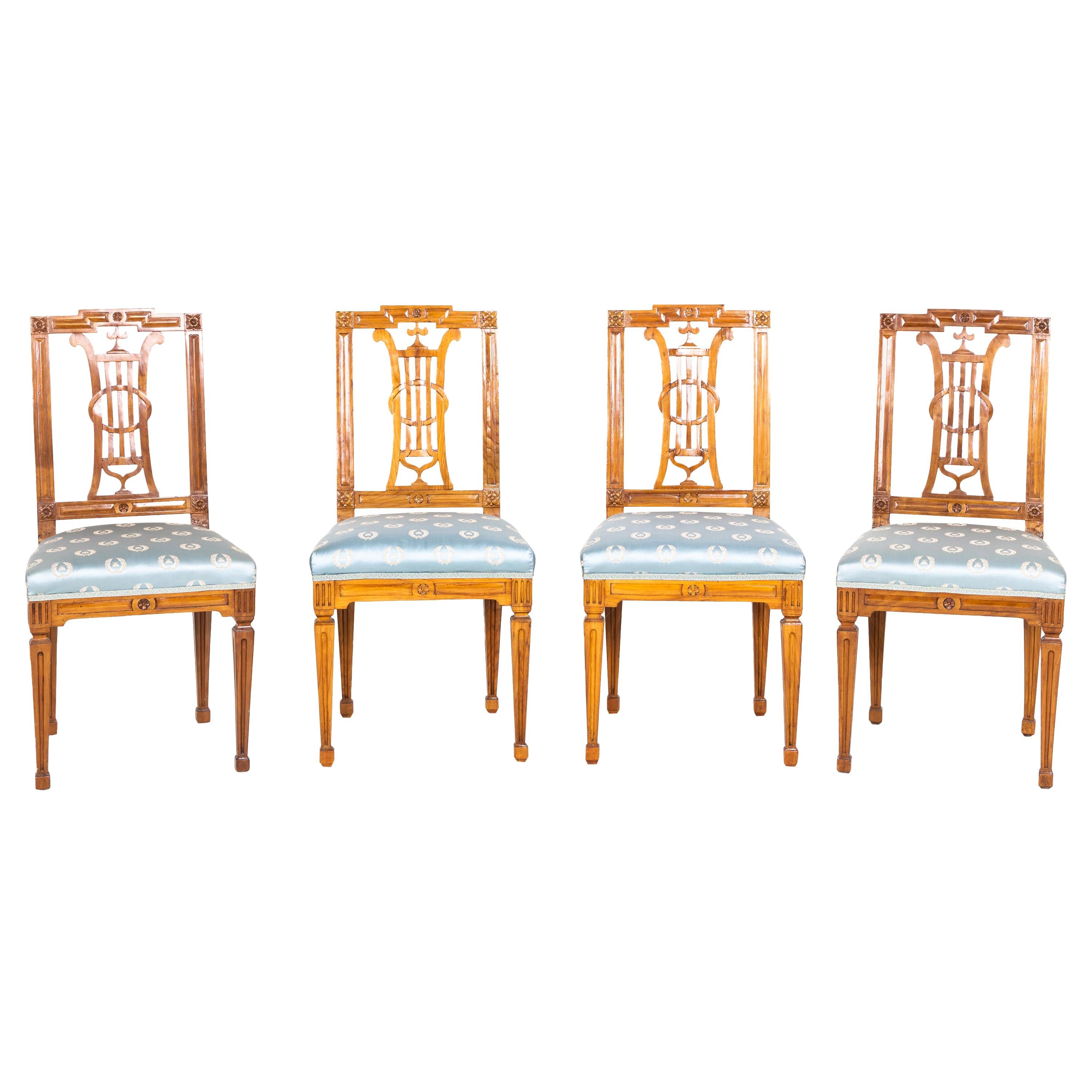 Set of Four Chairs, Bavaria / Germany, circa 1785