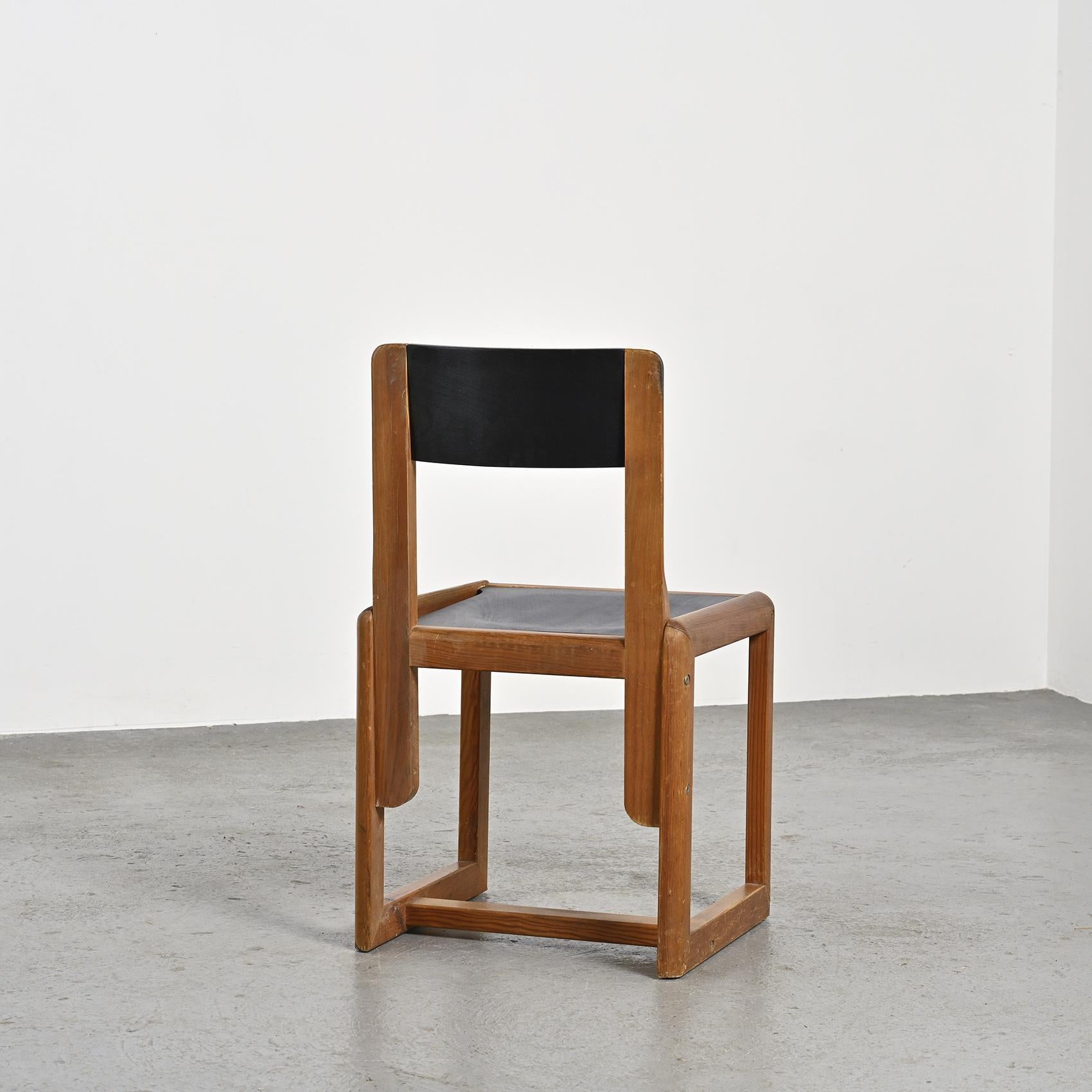 Set of Four Chairs by André Sornay, France 1960s For Sale 6