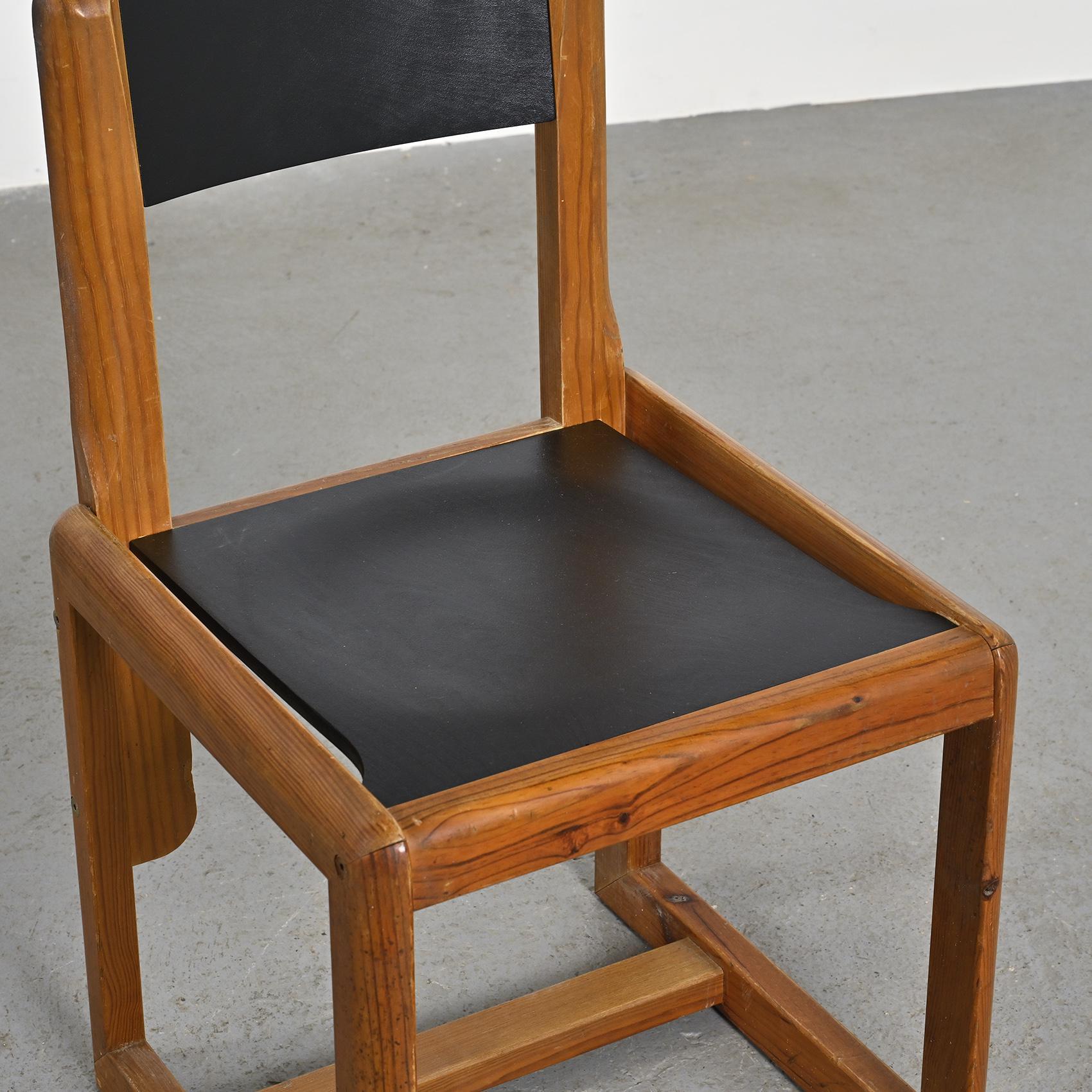 Set of Four Chairs by André Sornay, France 1960s For Sale 7