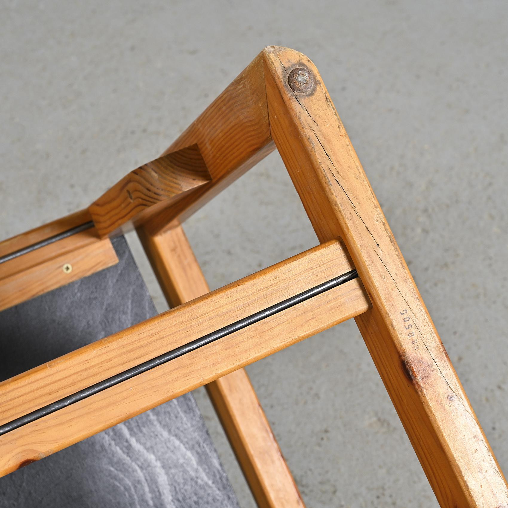 Legno Set di quattro sedie di André Sornay, Francia, anni '60 in vendita
