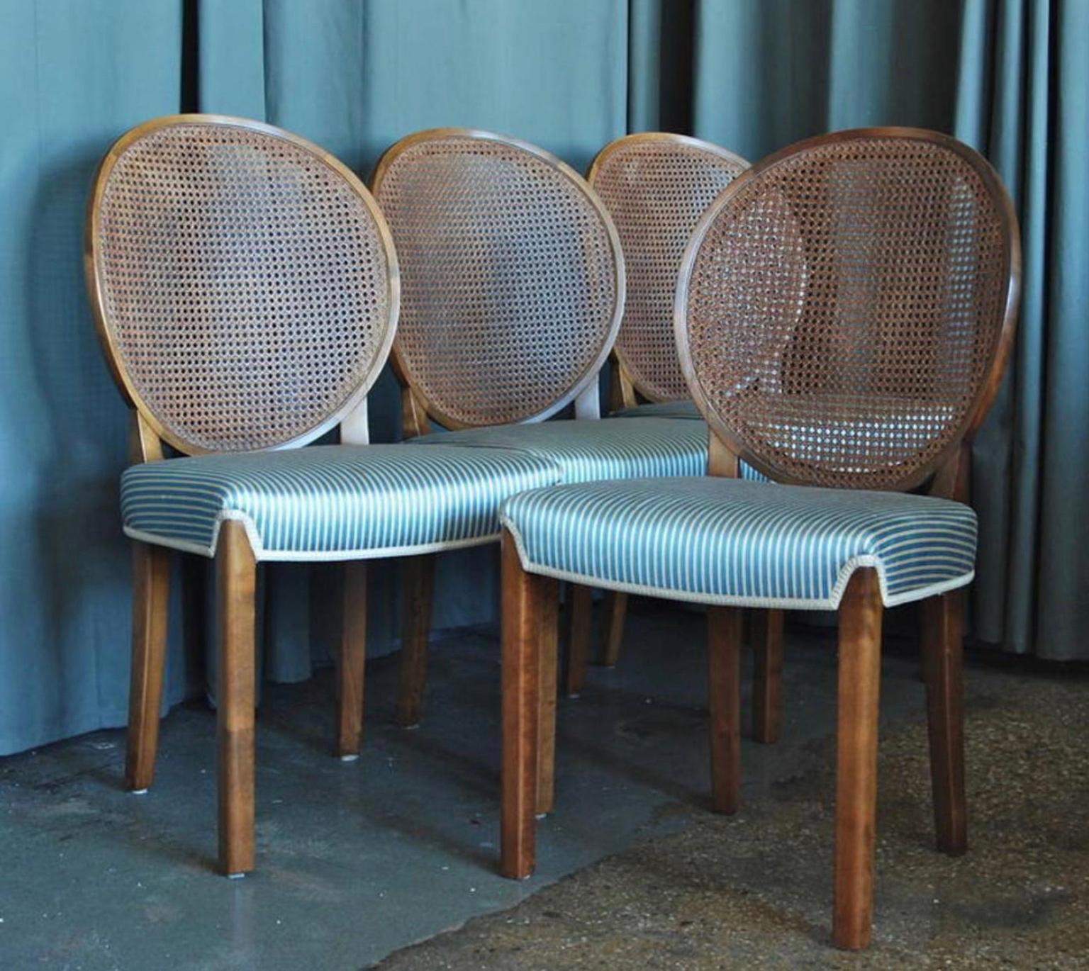 Set of four chairs designed by Axel Einar Hjorth for Nordiska Kompaniet.
Model 