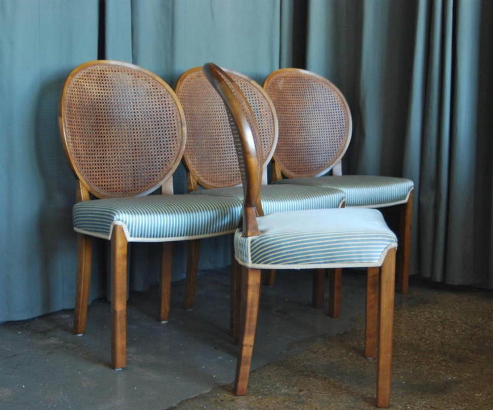 Scandinavian Modern Set of four Chairs by Axel Einar Hjorth