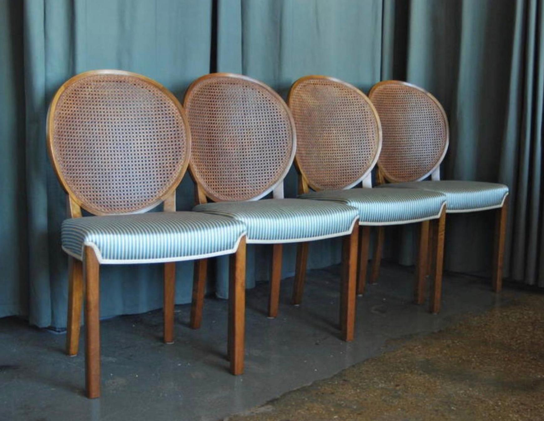 Swedish Set of four Chairs by Axel Einar Hjorth