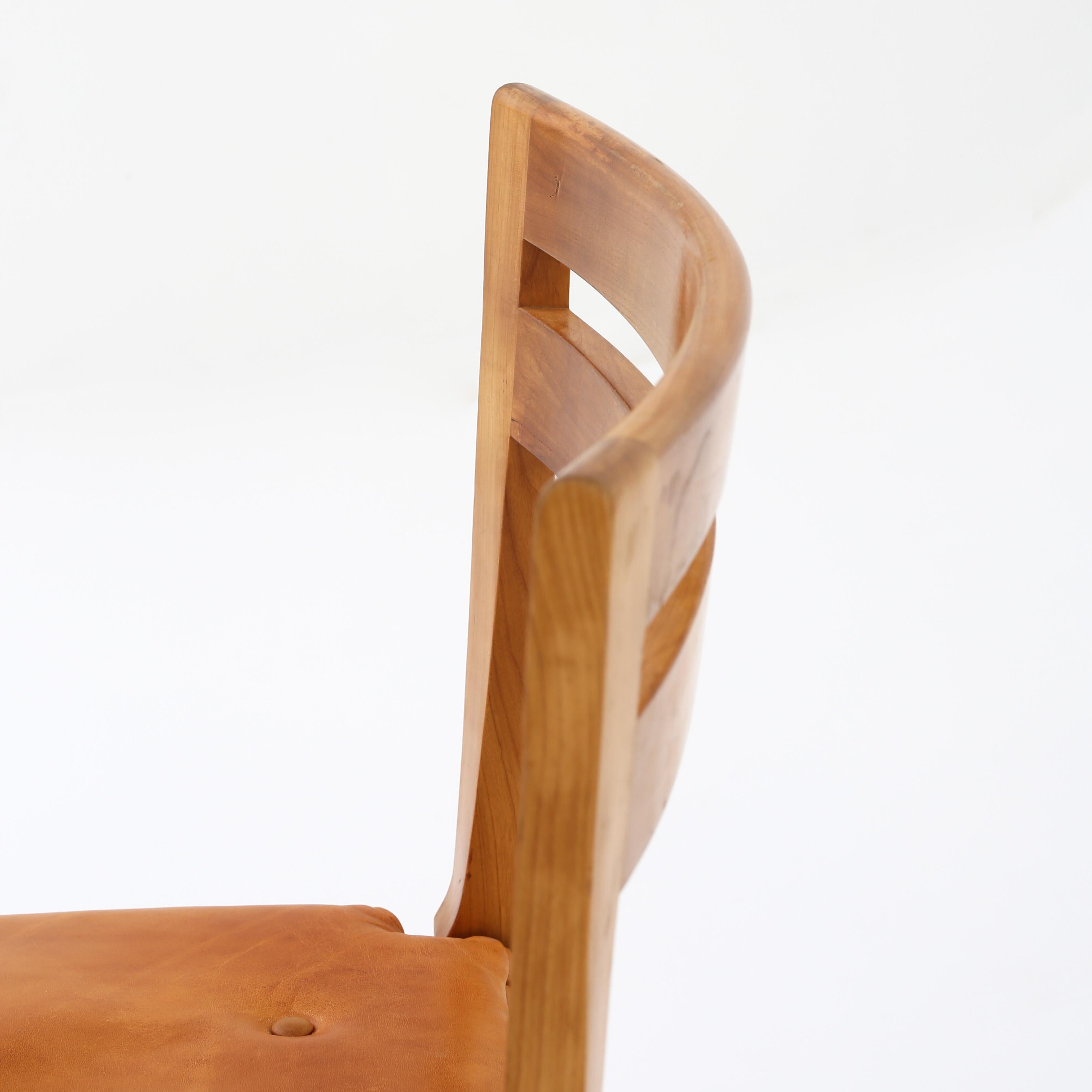 Set of Four Chairs by Bernt Petersen In Good Condition In Copenhagen, DK