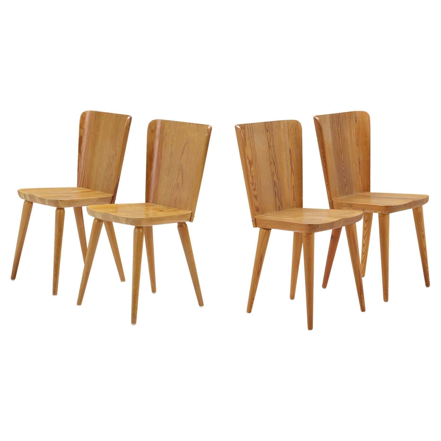 Set of Four Sculpta Chairs by Chromcraft at 1stDibs