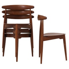 Set of four chairs by Hans J. Wegner