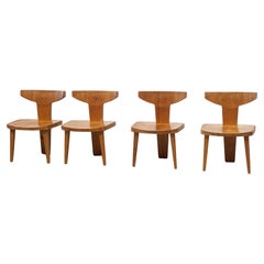 Ensemble de quatre chaises par Jacob Kielland-Brandt pour I Christiansen