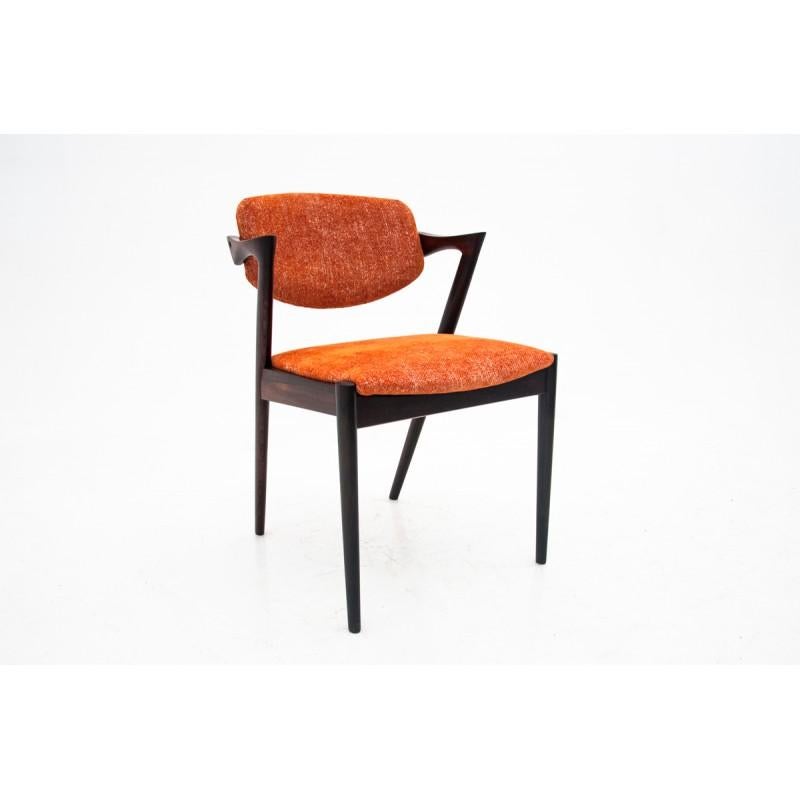 Mid-Century Modern After Renovation Set of Four Chairs by Kai Kristiansen, Danish Design, 1960s