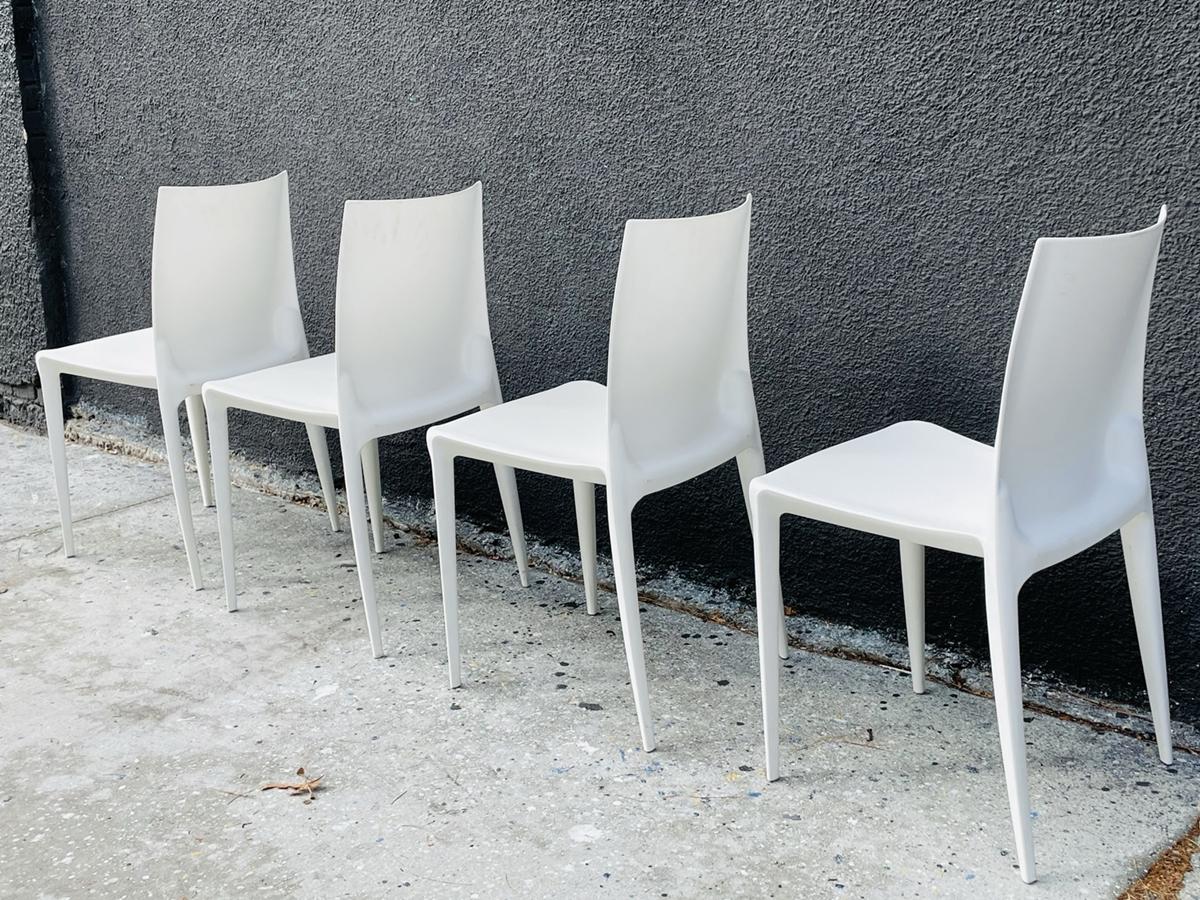 XXIe siècle et contemporain Ensemble de 4 chaises par Mario Bellini pour Heller en vente