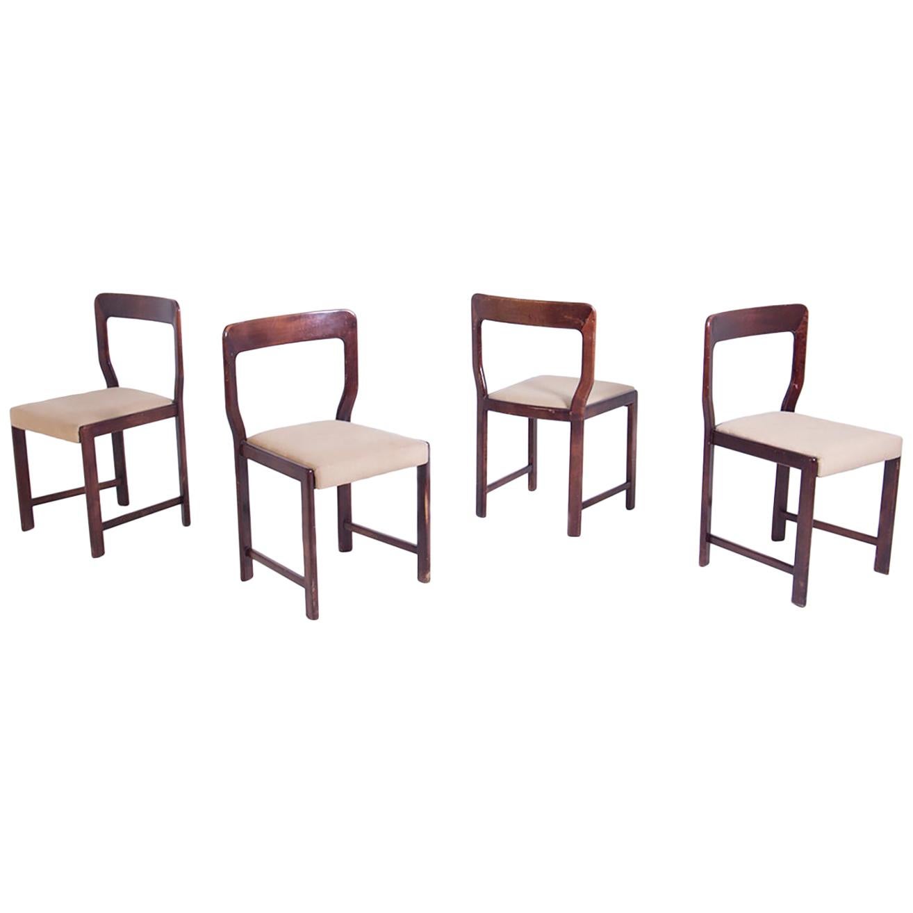 Set of Four Chairs by Mario Sabot, 1960s