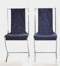 Set aus vier Stühlen von Pierre Cardin für Maison Jansen, 1970er Jahre