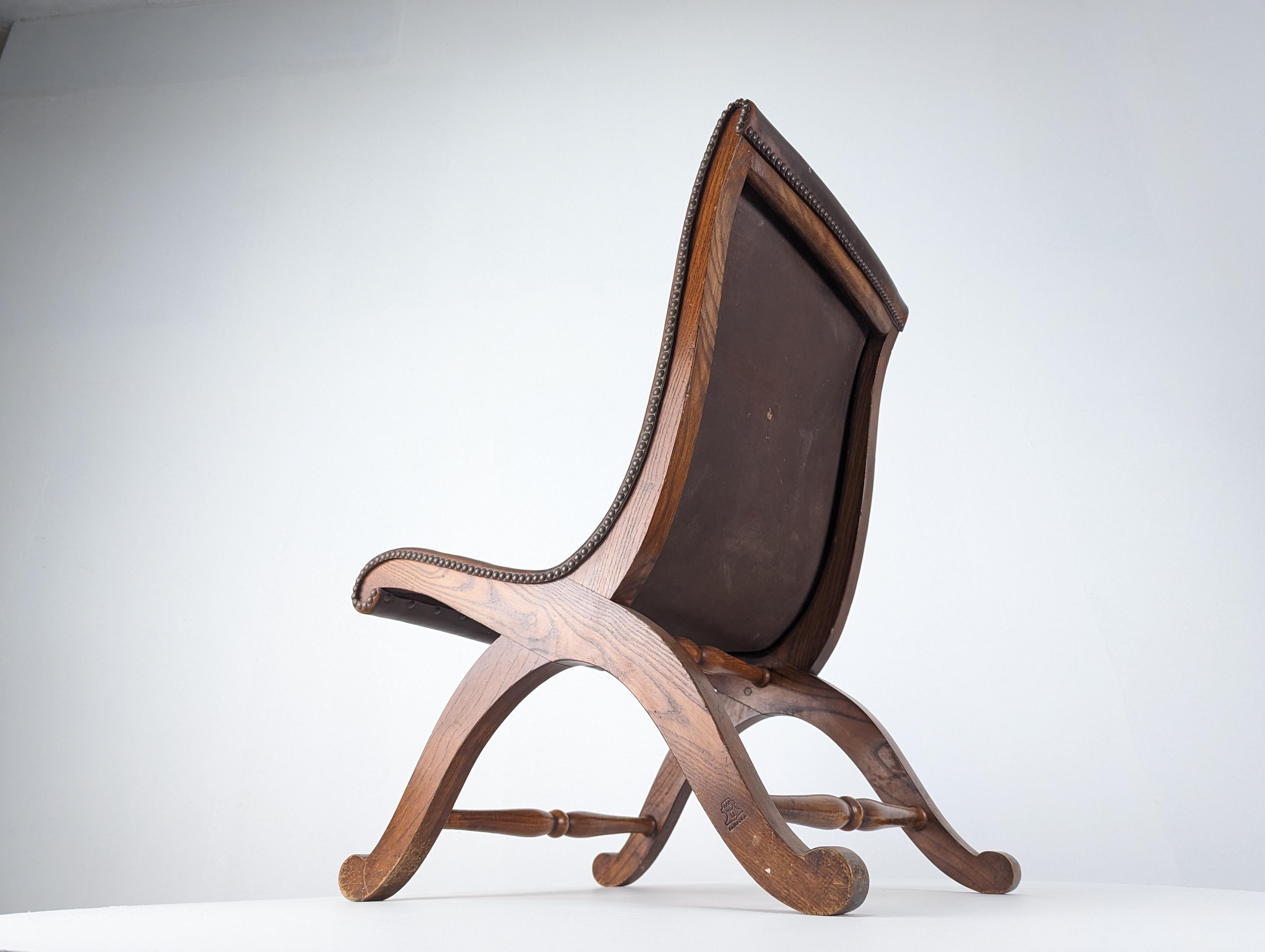 Fait main Ensemble de quatre chaises de Pierre Lottier pour Alamazan, années 1950 en vente