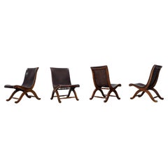 Set of Four Chairs by Pierre Lottier for Alamazan, 1950s