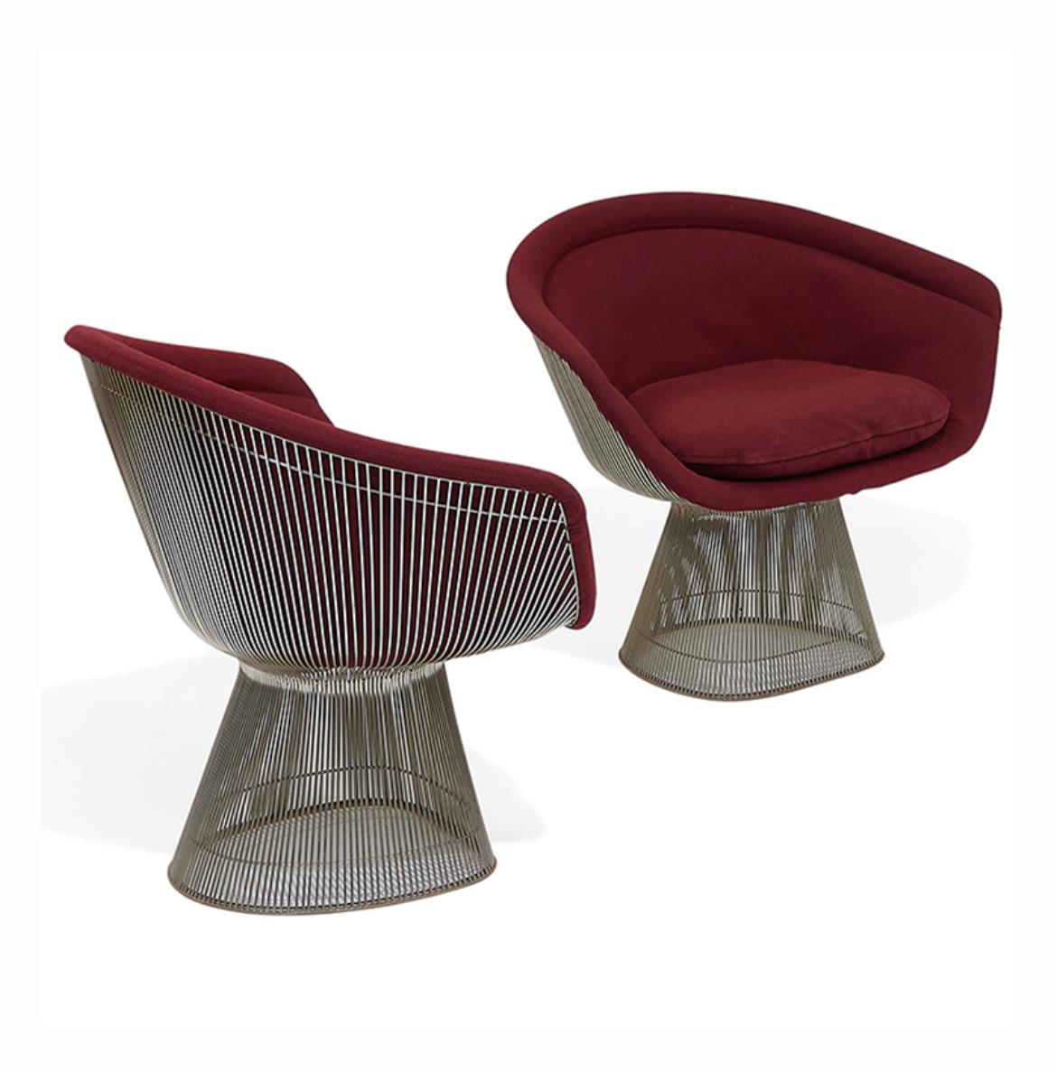American Set of Four Chairs by Warren Platner