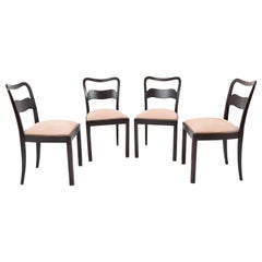 Vintage Set of Four Chairs, Czechoslovakia, 1940‘s