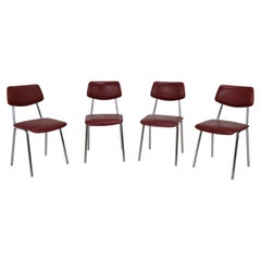 Retro Set of Four Chairs, Czechoslovakia, 1970s