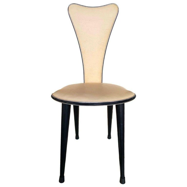 Aluminum Set of Four Chairs Design Umberto Mascagni, 1960s For Sale