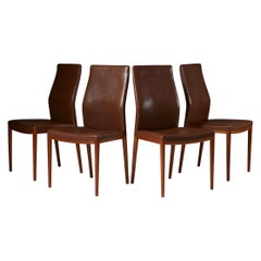 Set of Four Chairs Designed by Helge Vestergaard Jensen for Sören Horn, Denmark
