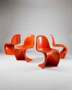 Set of Four Chairs, Designed by Verner Panton for Herman Miller, Usa, 1960s