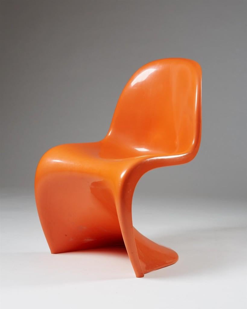 Mid-20th Century Set of Four Chairs, Designed by Verner Panton for Herman Miller, Usa, 1960s