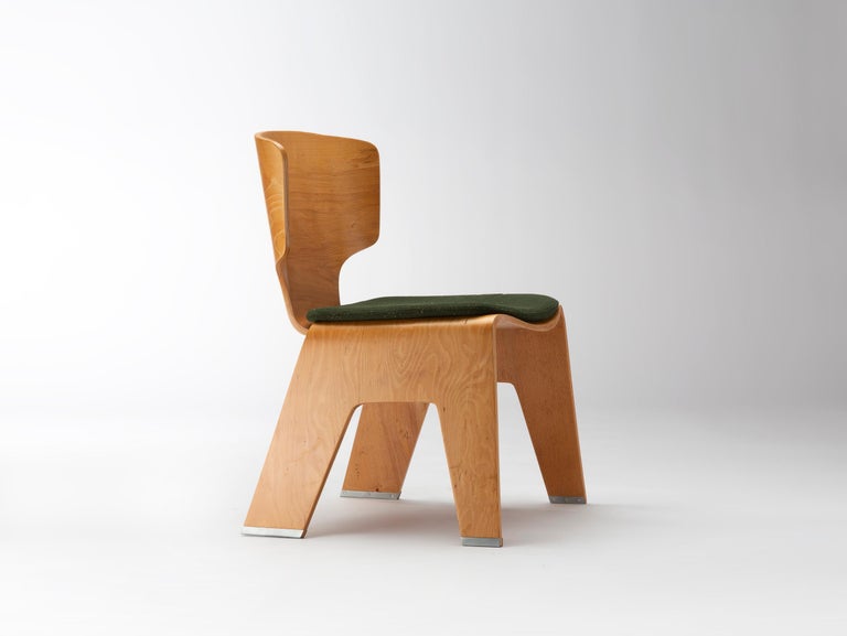 Plywood Kenzo Tange Chair Sold At Auction: Kenzo Tange, Kenzo