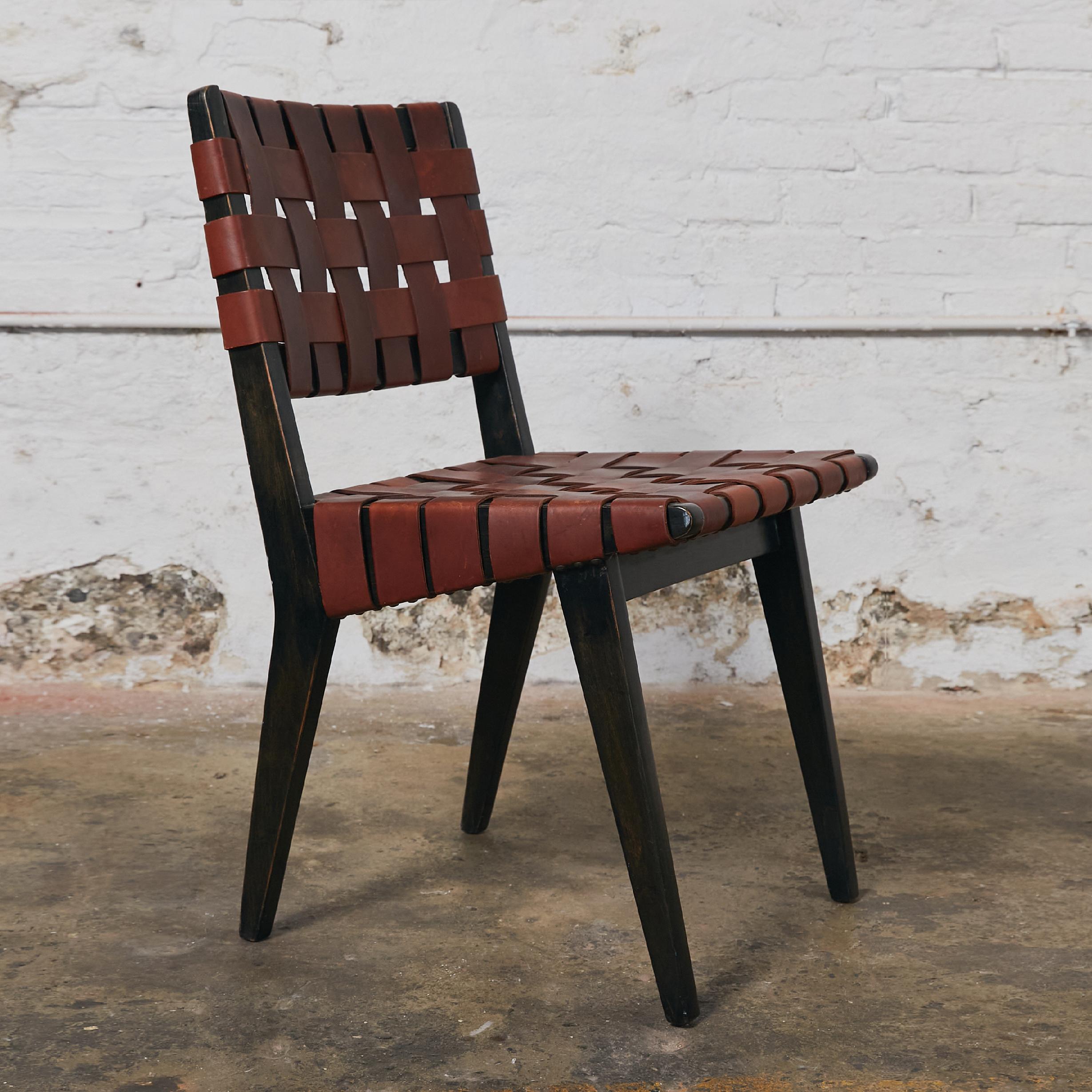 American Set of Four Chairs in the Style of Jens Risom