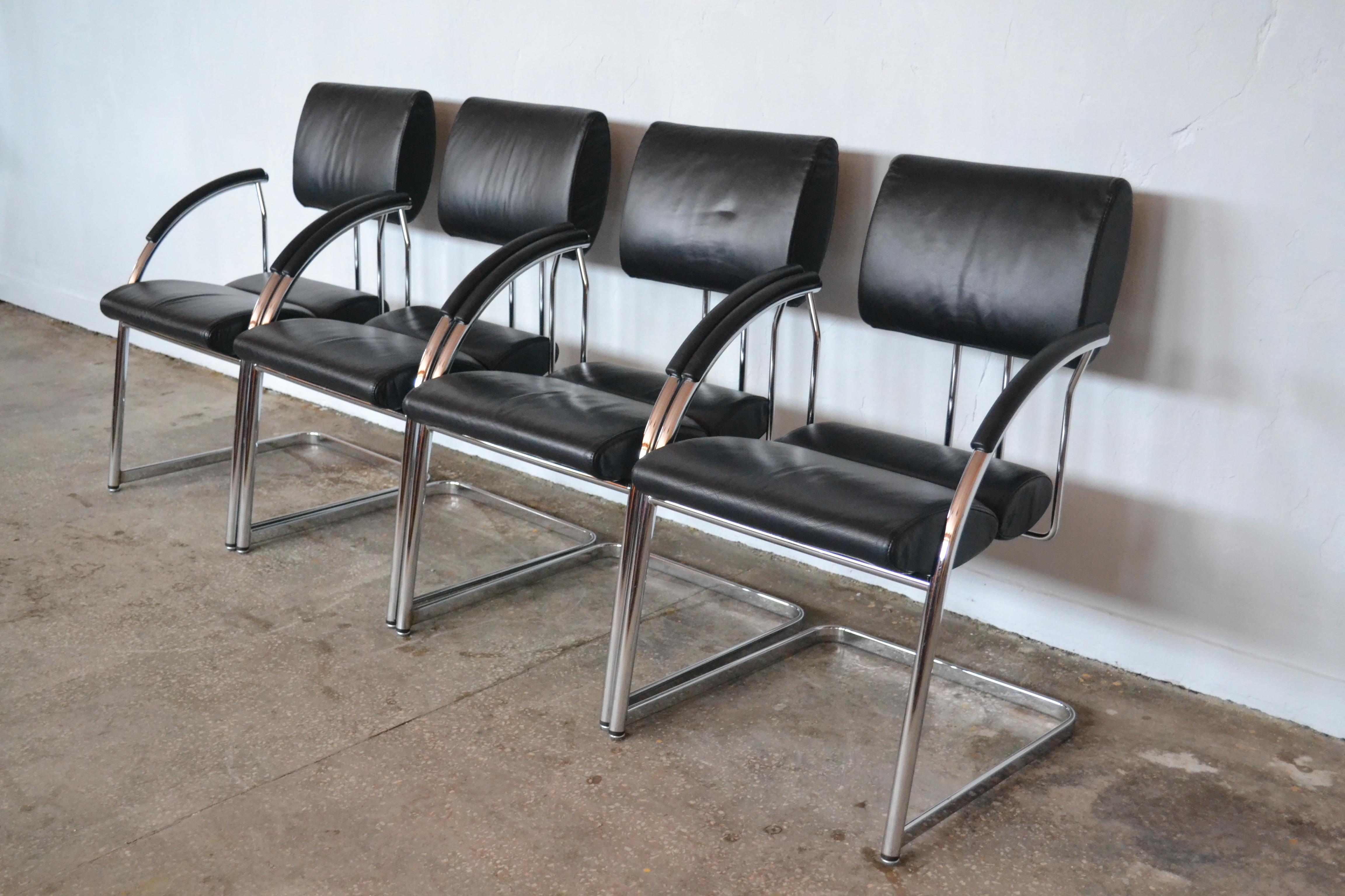 Set of Four Chairs Martin Stoll, 1990s For Sale 1