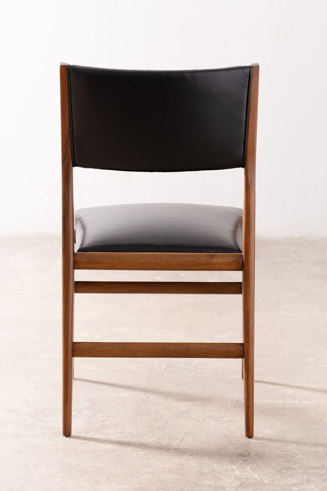 Ensemble de quatre chaises, modèle 211 de Gio Ponti pour Singer & Sons en vente 1