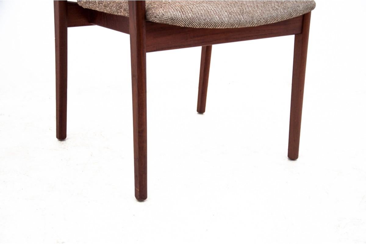 Mid-Century Modern Set of Four Chairs Model 23, Designed by Henning Kjærnulf, Korup Stolefabrik, De