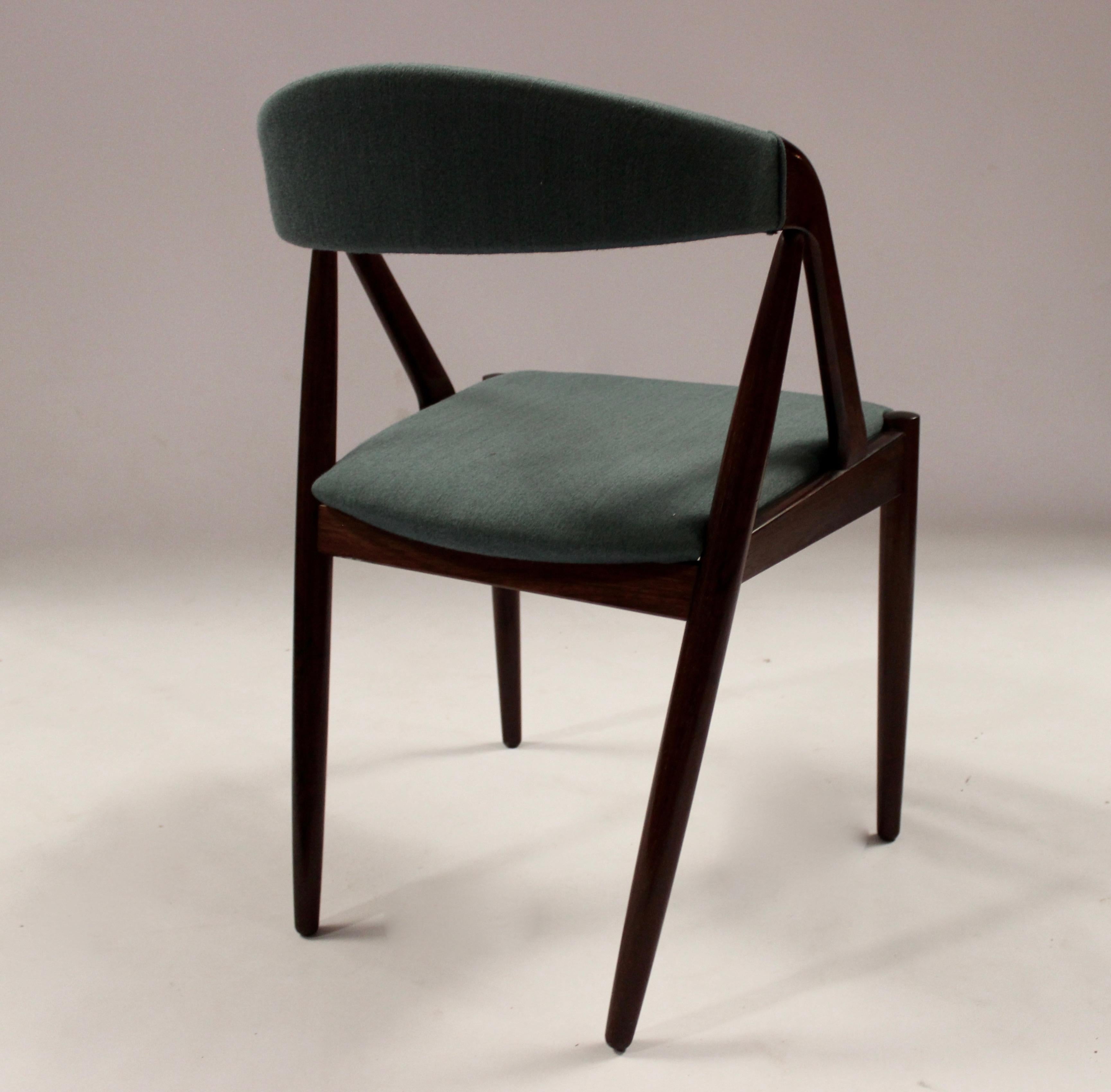 Danish Set of Four Chairs, Model 31, by Kai Kristiansen and Schou Andersen, 1960s