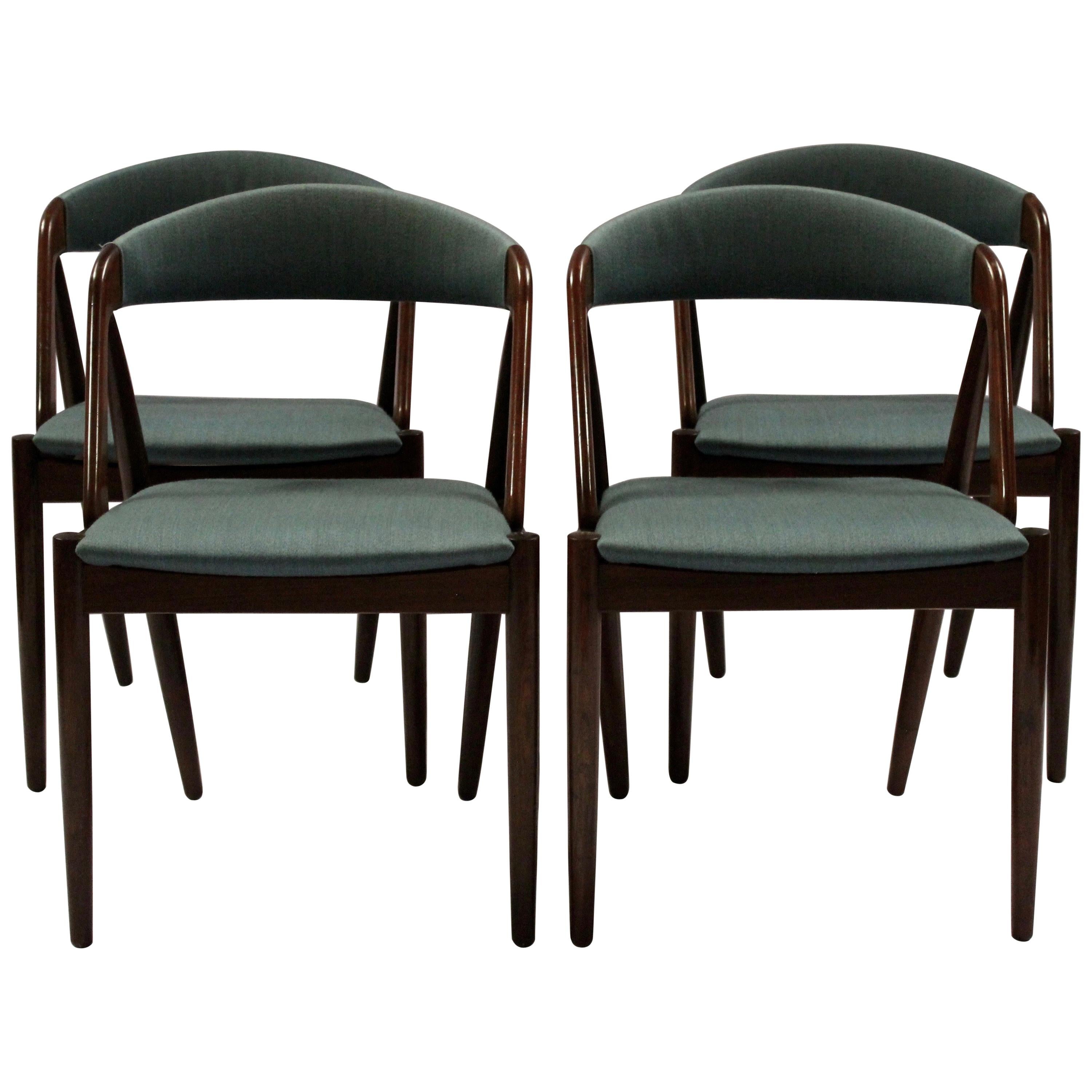 Set of Four Chairs, Model 31, by Kai Kristiansen and Schou Andersen, 1960s