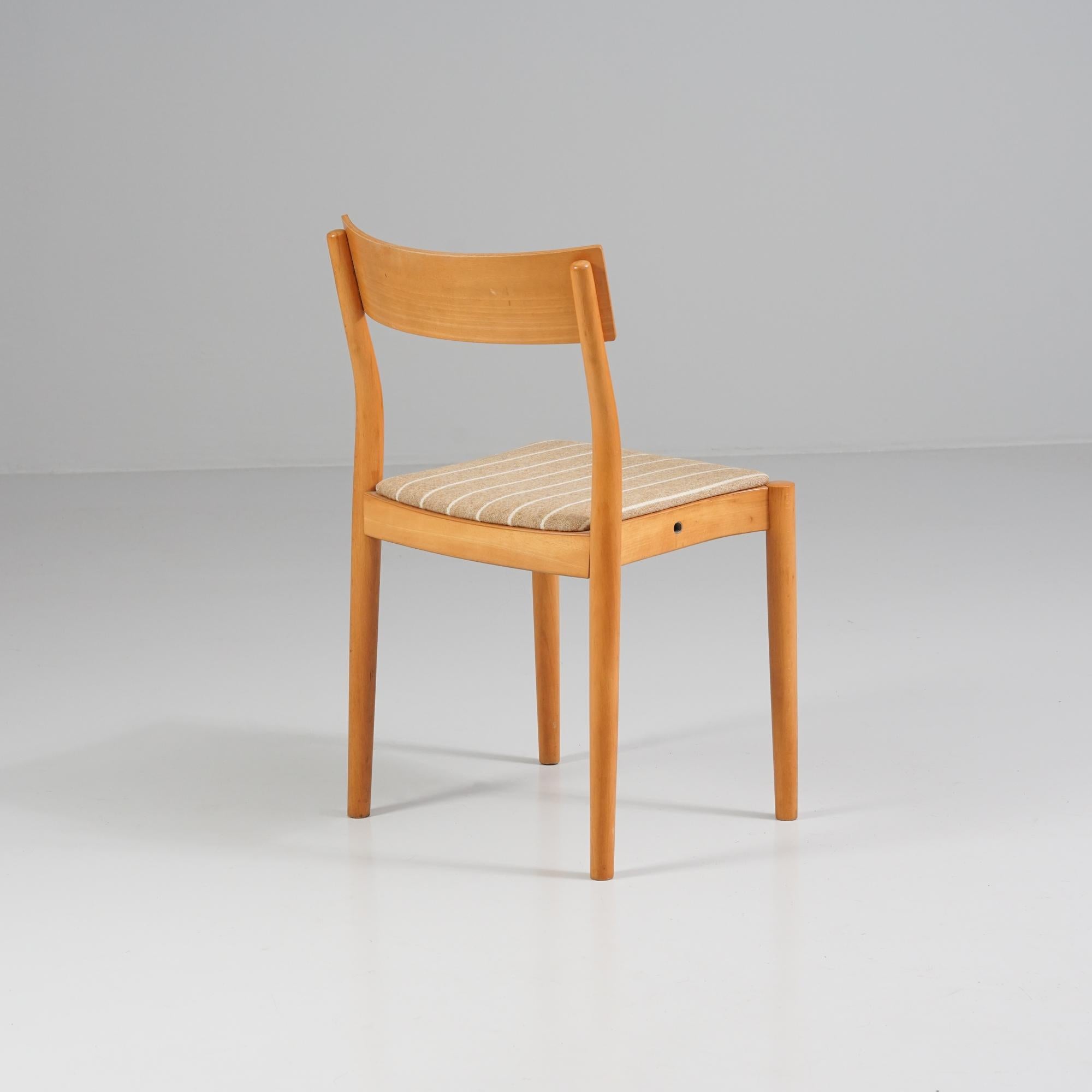 Satz von vier Stühlen, Peter Hvidt & Orla Mølgaard-Nielsen, Fritz Hansen, 1950er Jahre im Angebot 1