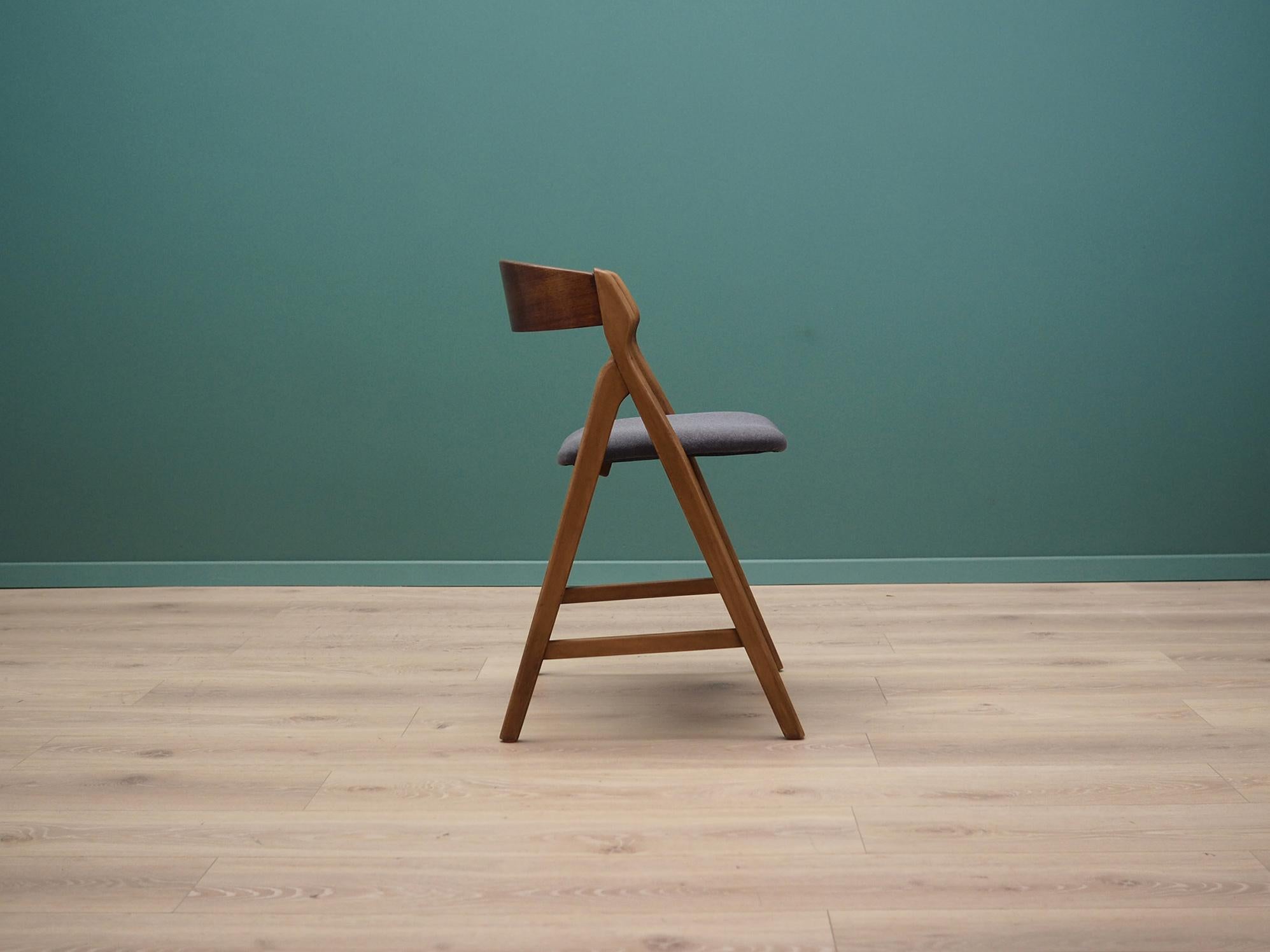 Set of Four Chairs Teak, Danish Design, 1970s In Good Condition In Szczecin, Zachodniopomorskie