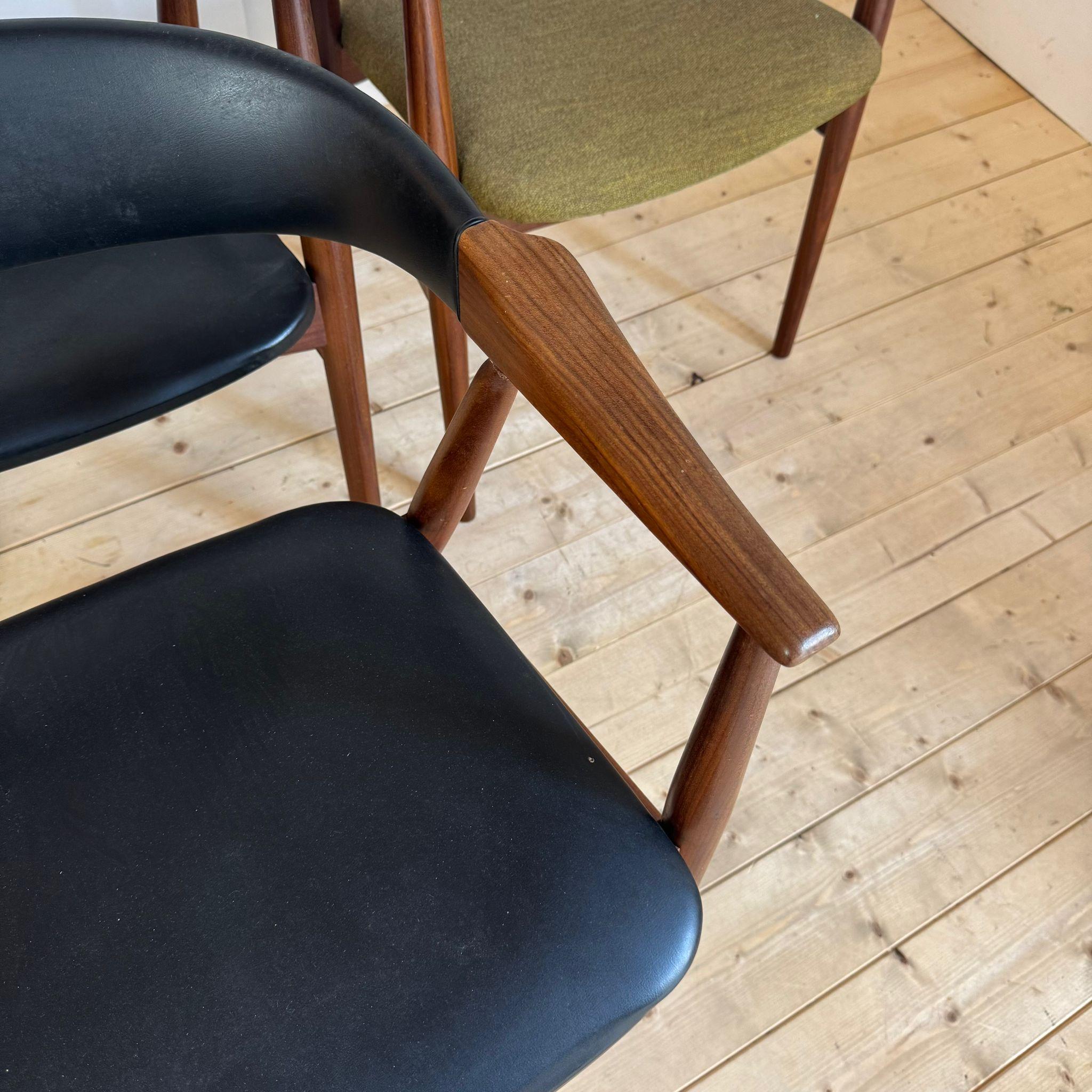 Mid-20th Century Ensemble de quatre chaises, T.H Harlev pour Farstrup Møbelfabrik, Danemark années 1960 en vente