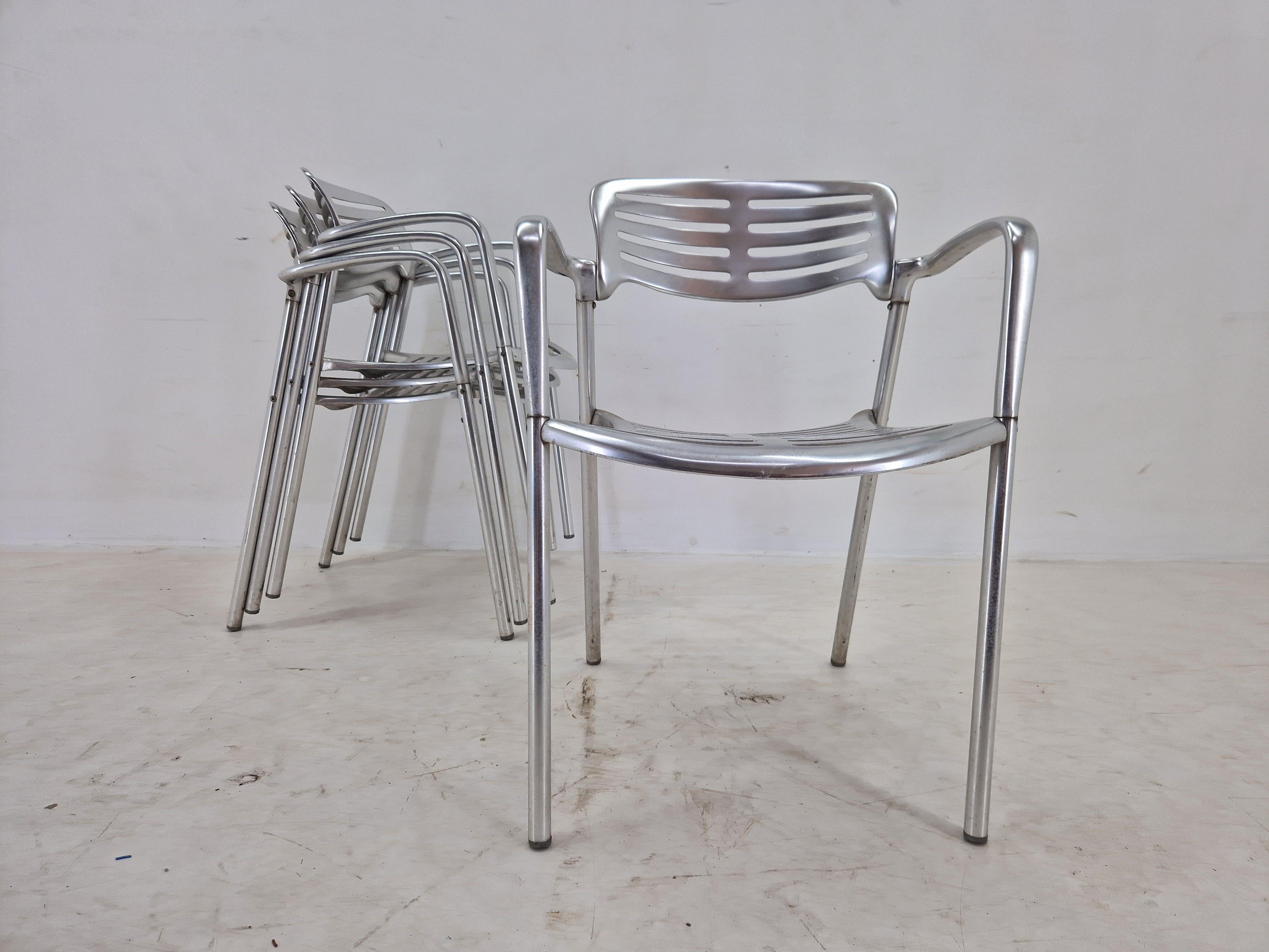 Set of Four Chairs TOLEDO designed by Jorge Pensi for Amat, Spain, 1988 5