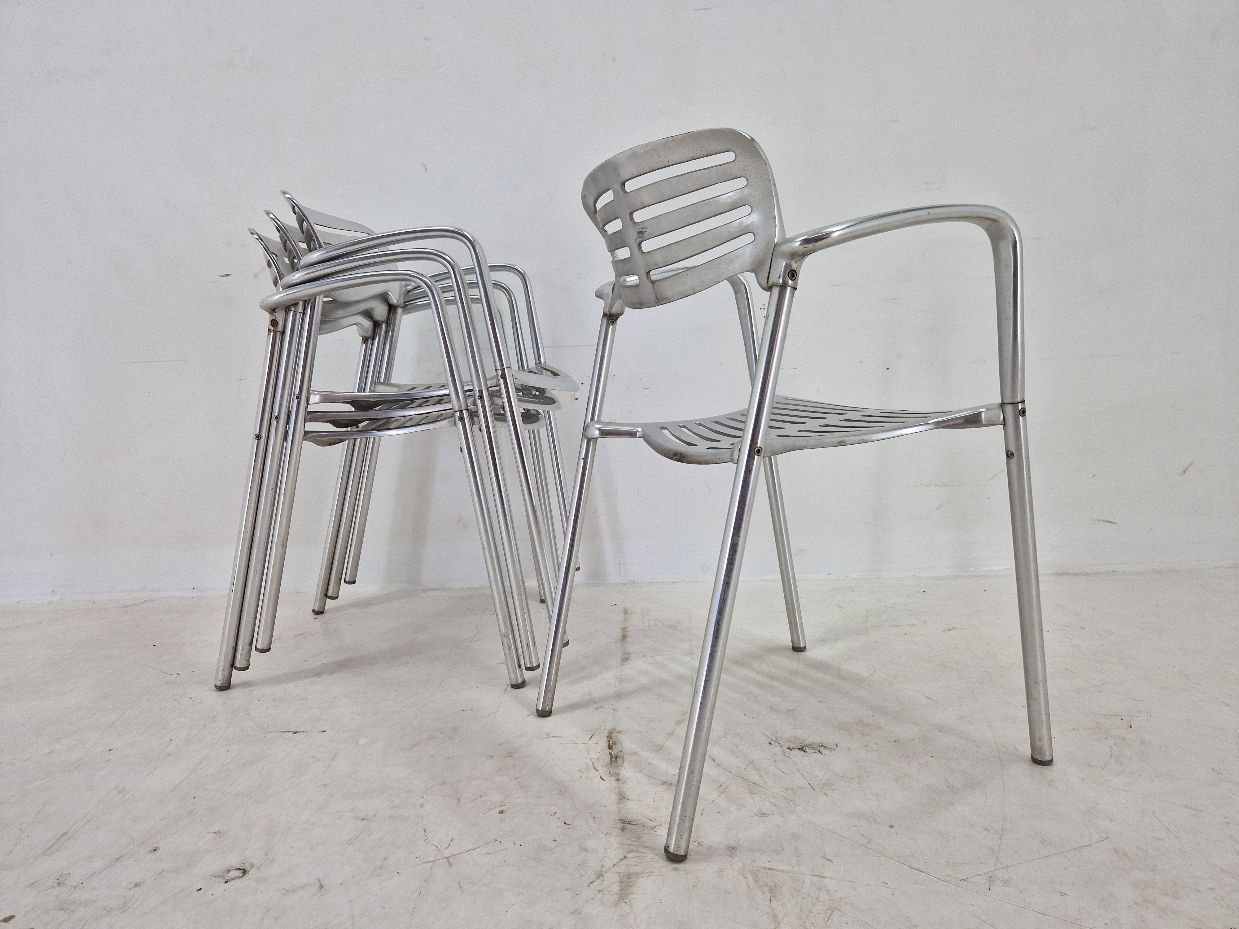 Set of Four Chairs TOLEDO designed by Jorge Pensi for Amat, Spain, 1988 6