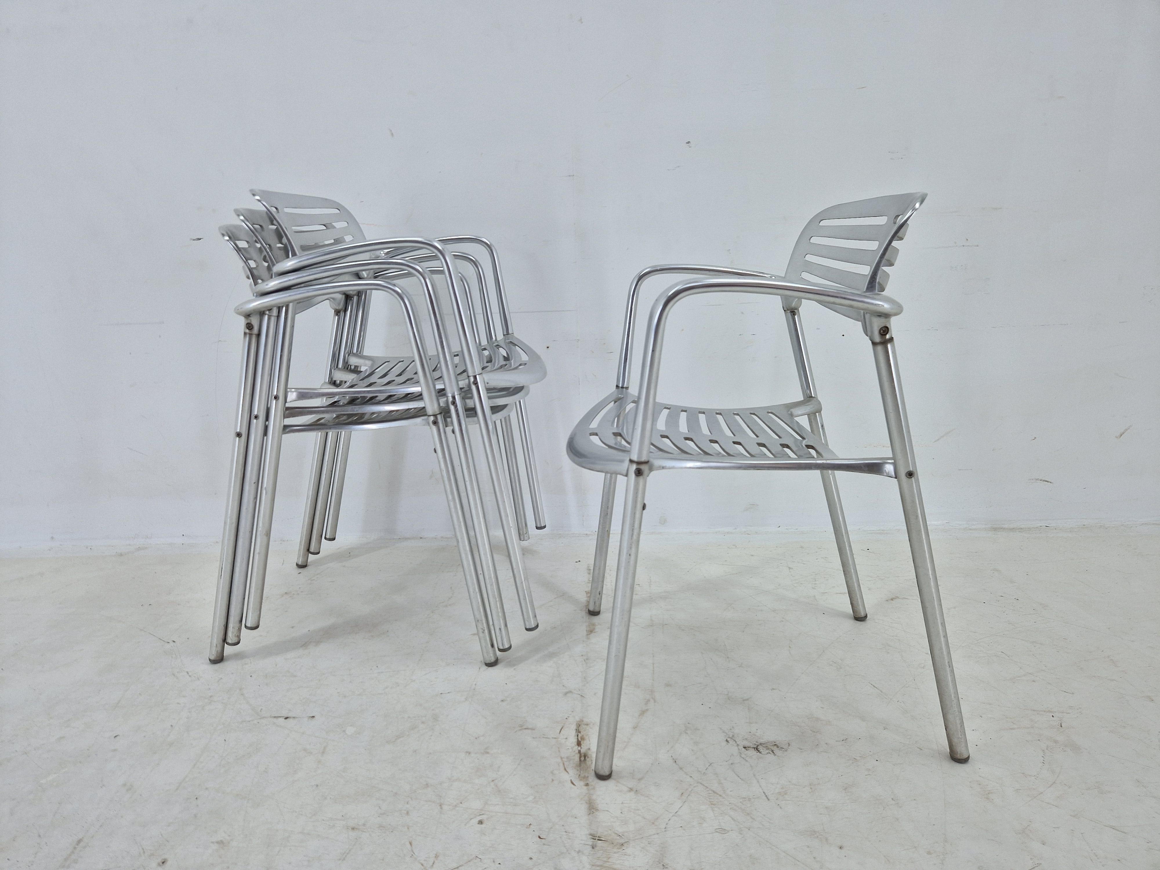 Set of Four Chairs TOLEDO designed by Jorge Pensi for Amat, Spain, 1988 7