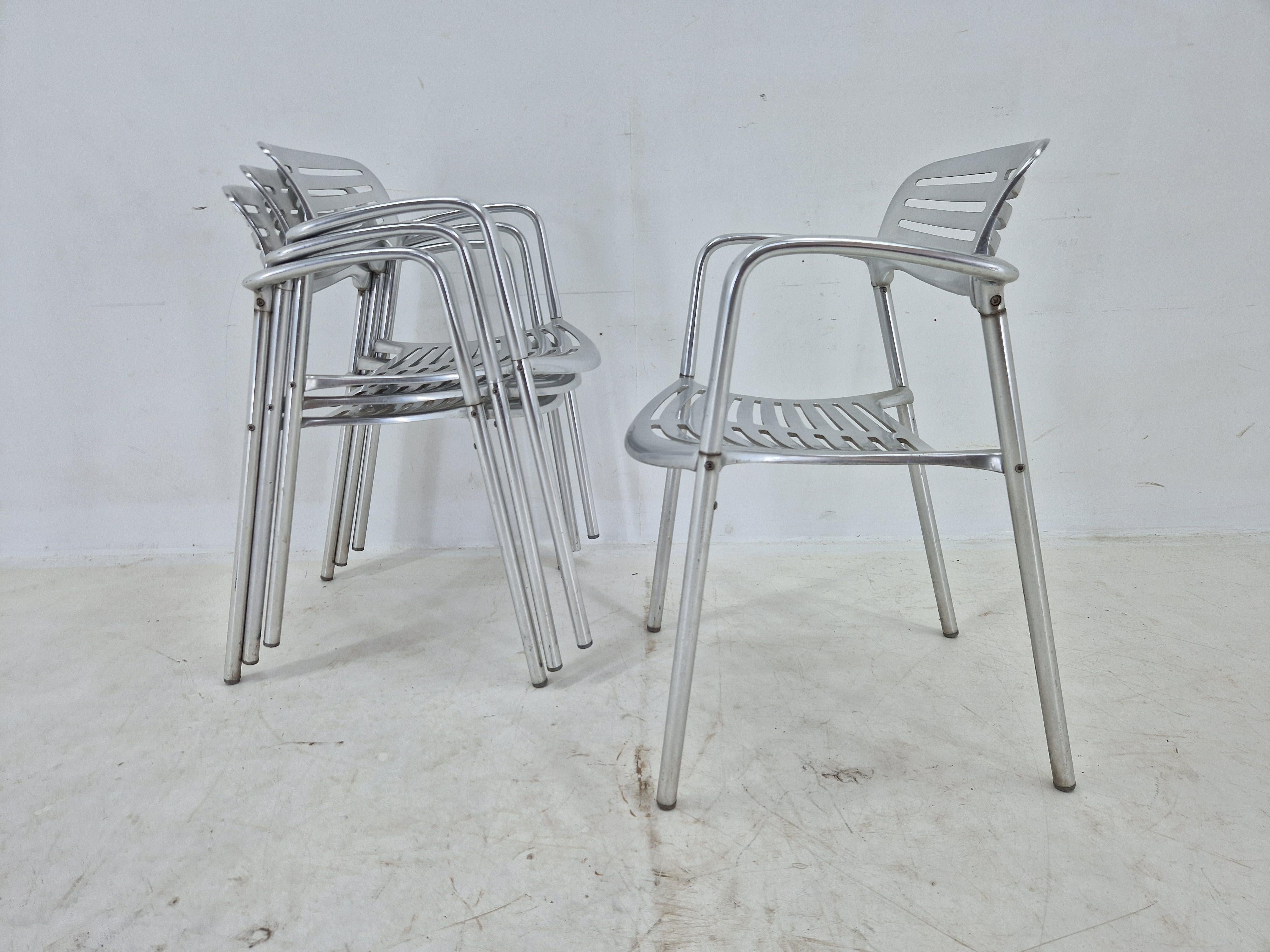 Set of Four Chairs TOLEDO designed by Jorge Pensi for Amat, Spain, 1988 8