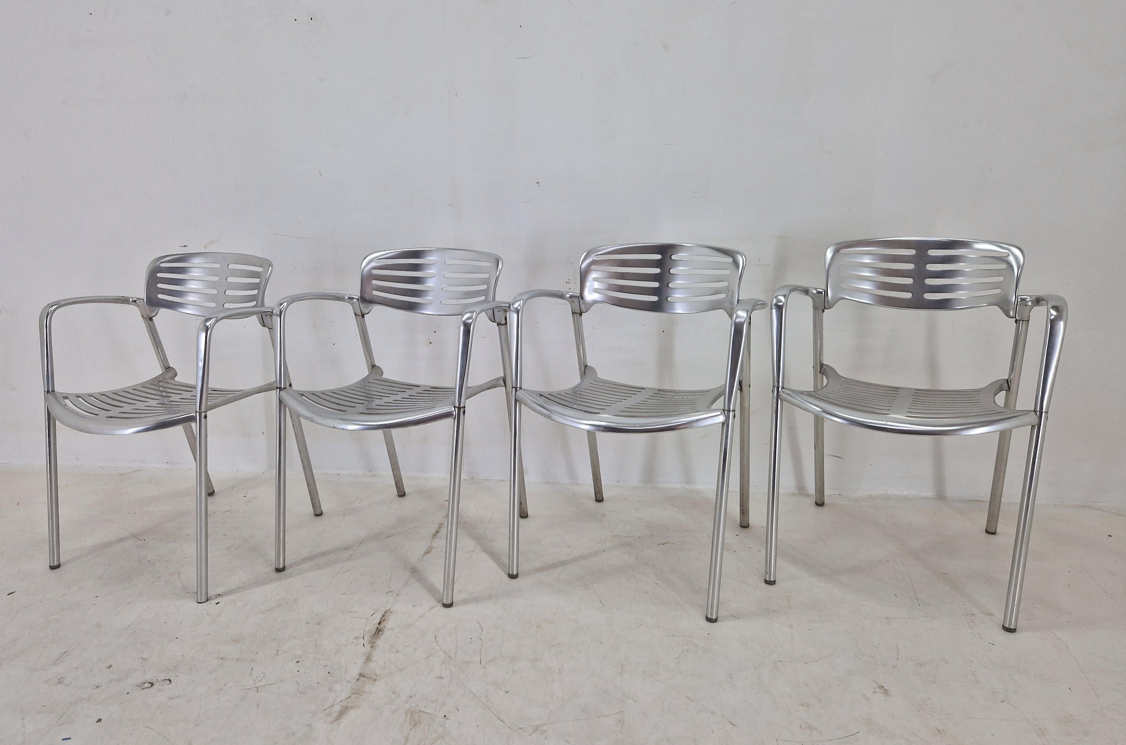 Set of Four Chairs TOLEDO designed by Jorge Pensi for Amat, Spain, 1988 In Good Condition In Praha, CZ