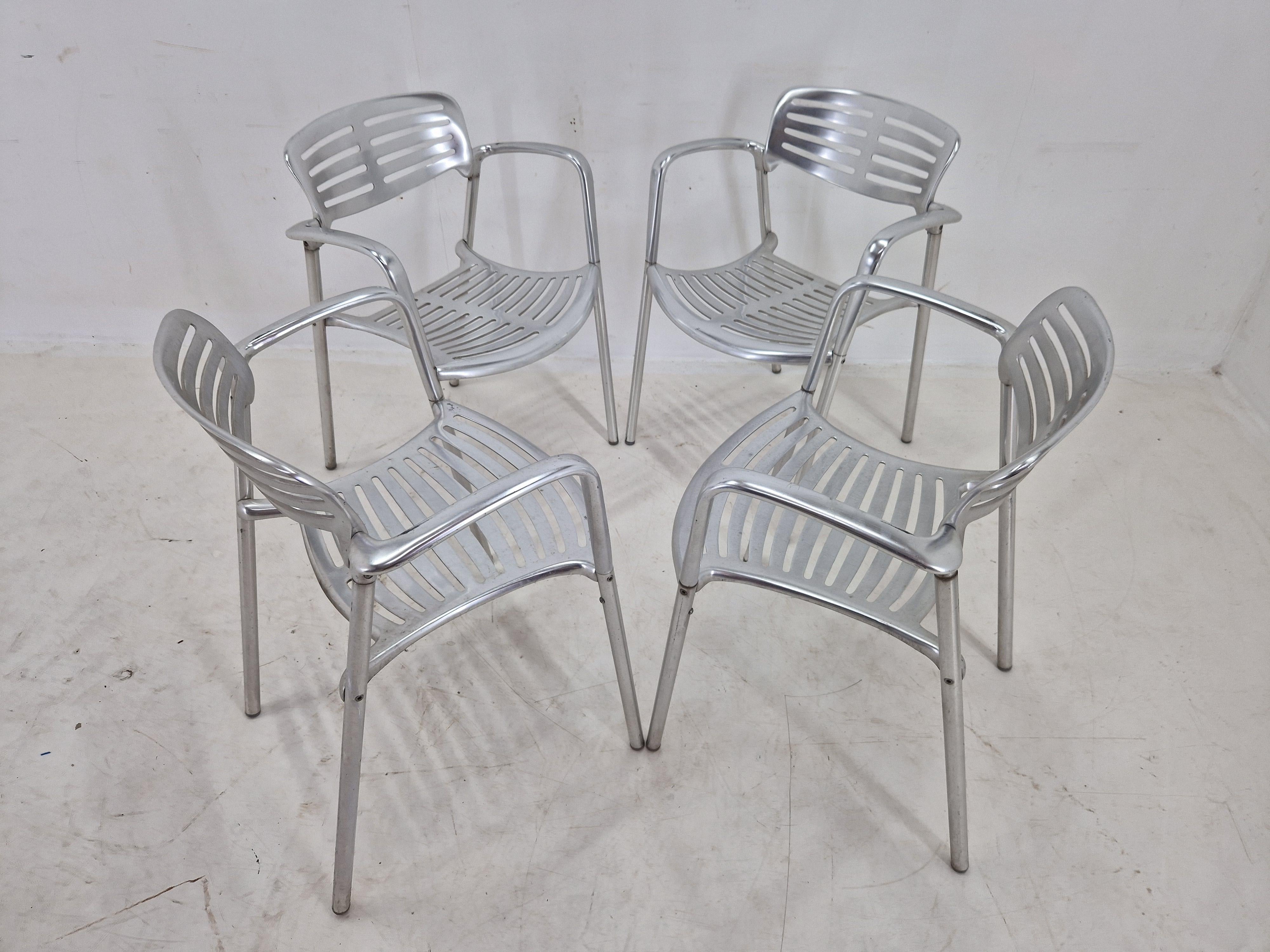 Set of Four Chairs TOLEDO designed by Jorge Pensi for Amat, Spain, 1988 2