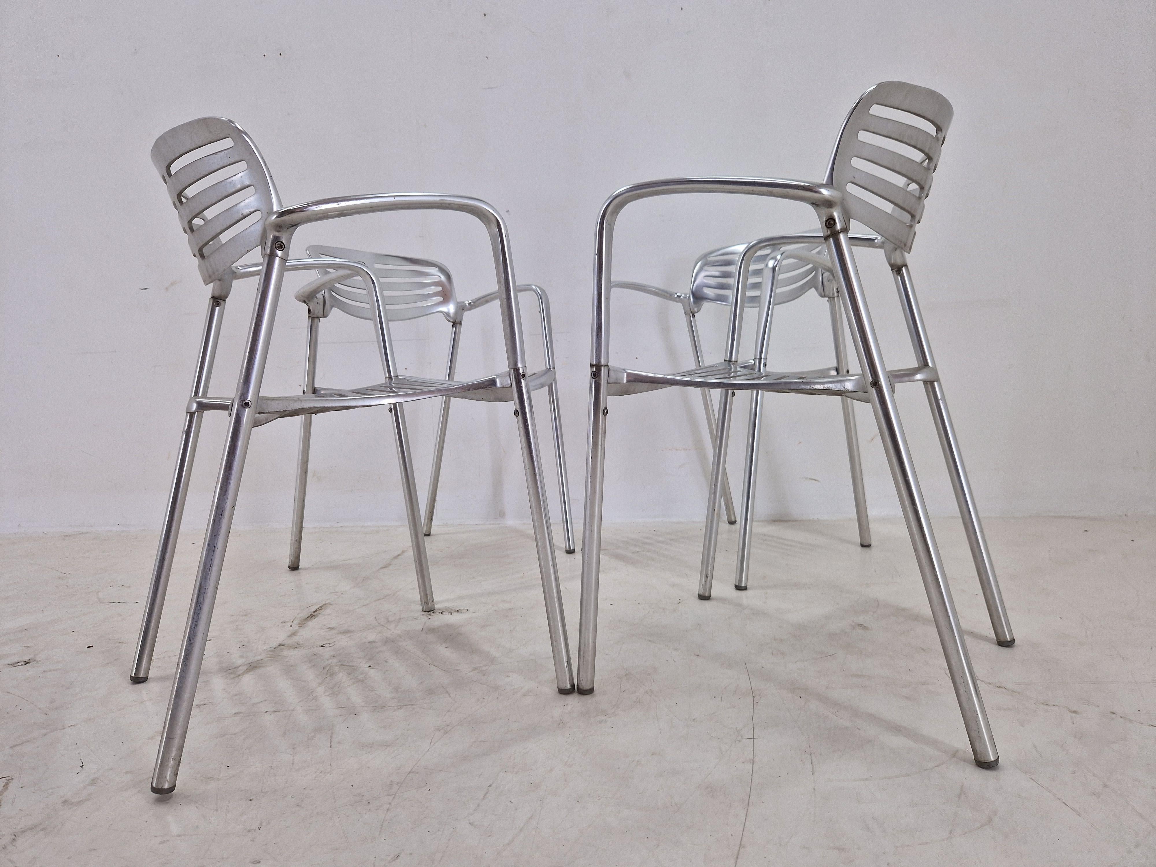 Set of Four Chairs TOLEDO designed by Jorge Pensi for Amat, Spain, 1988 3