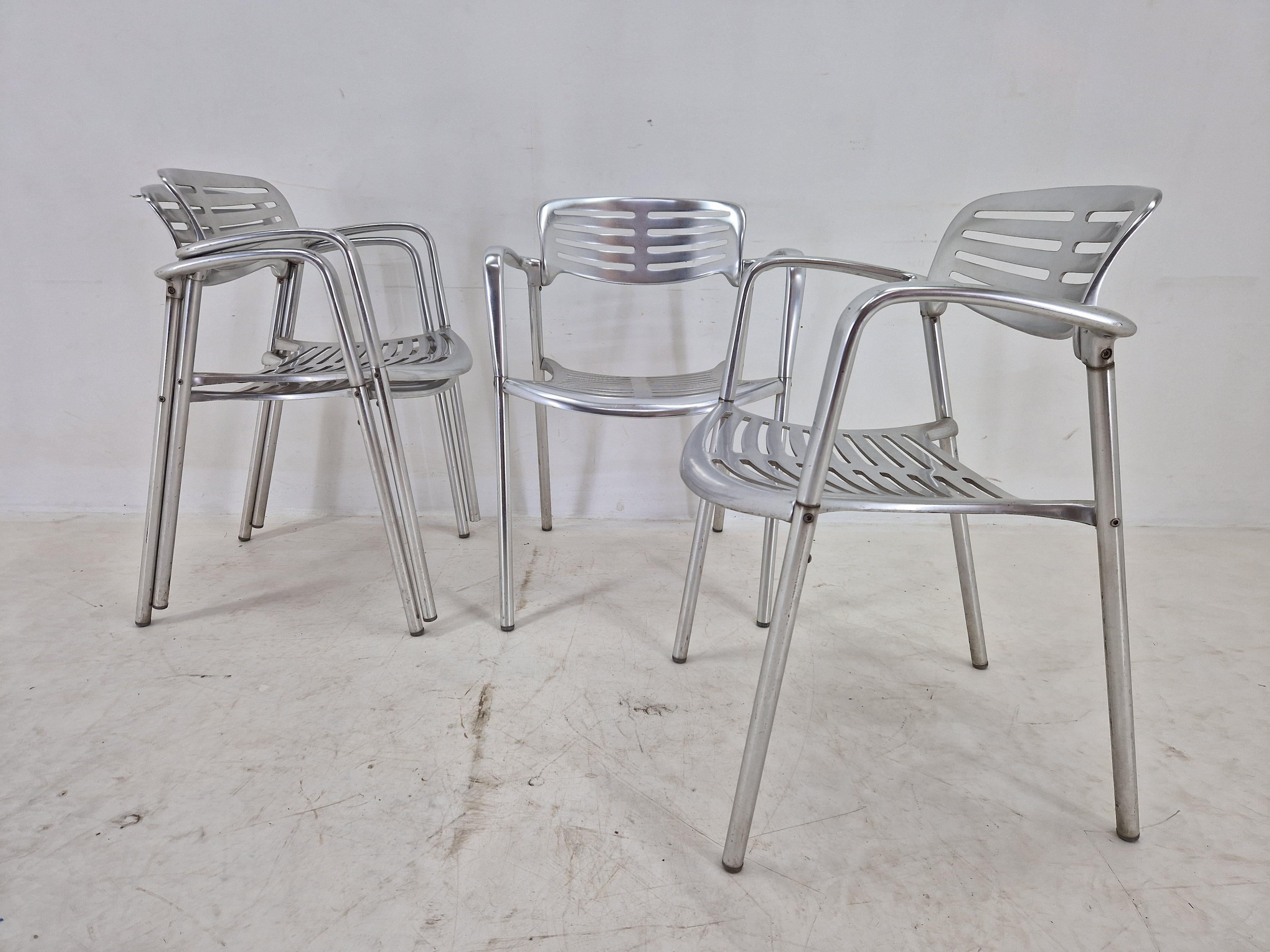 Set of Four Chairs TOLEDO designed by Jorge Pensi for Amat, Spain, 1988 4