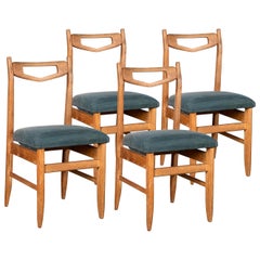 Set of Four Chairs "Votre Maison" by Guillerme et Chambron, France, circa 1960