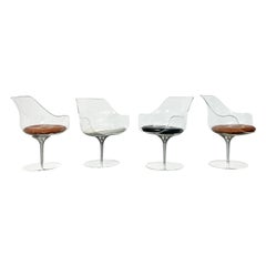 Set of four Champagne chair by Estelle & Erwine Laverne for Formes Nouvelles