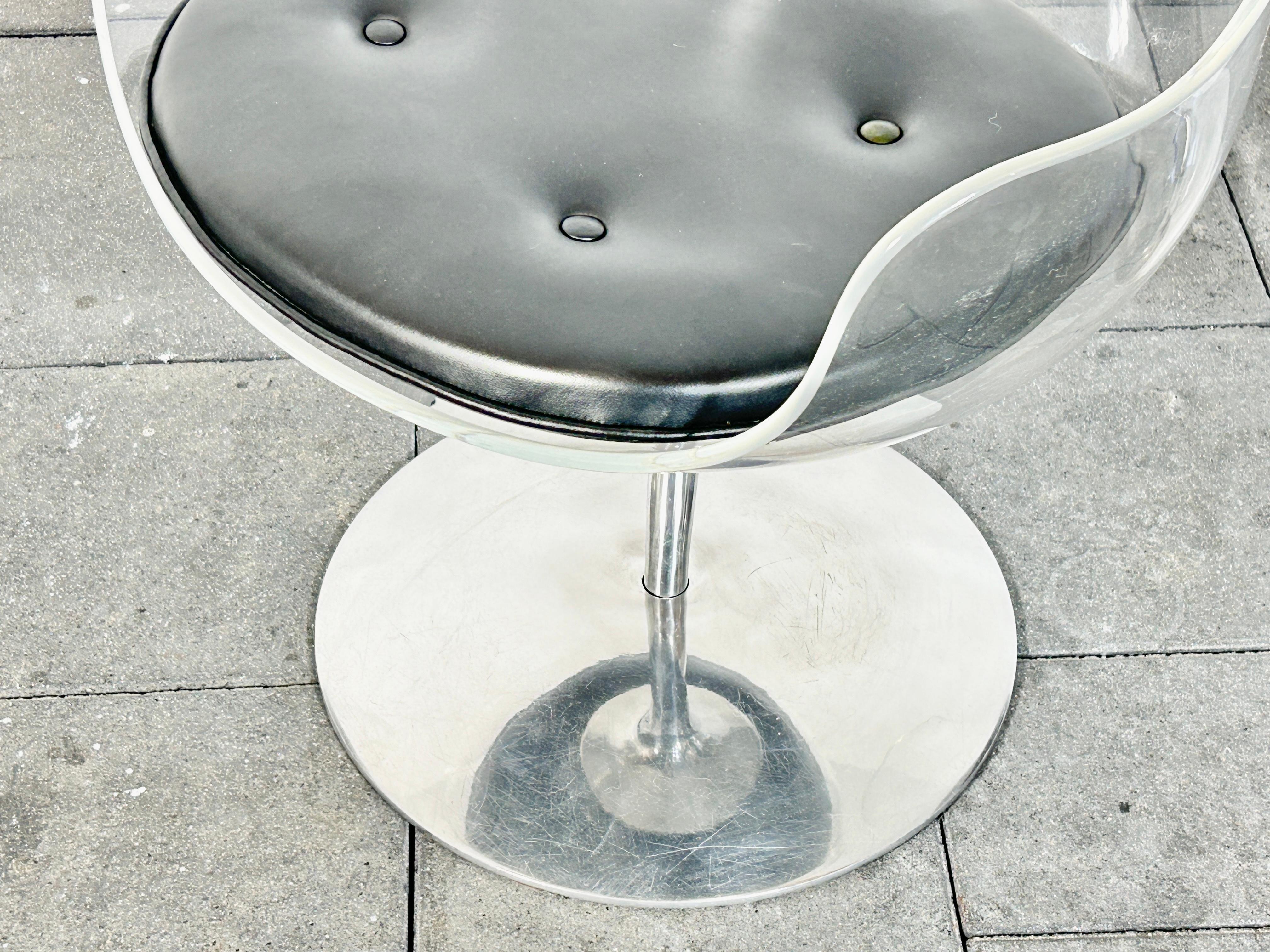 Aluminum Set of four Champagne chair by Estelle & Erwine Laverne for Formes Nouvelles For Sale