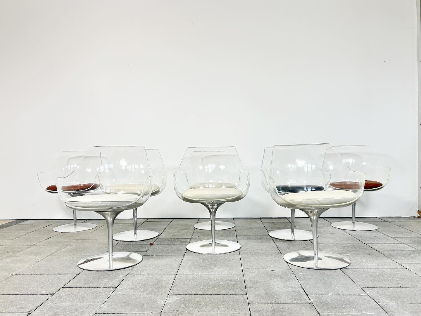 Set of four Champagne chairs by Estelle & Erwine Laverne for Formes Nouvelles For Sale 12